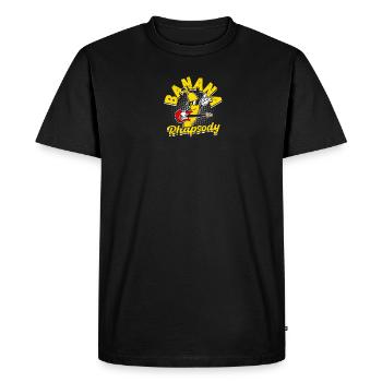 Banana Rhapsody - Banana - T-shirt Premium bio Homme - noir - Devant - Nico (187cm)