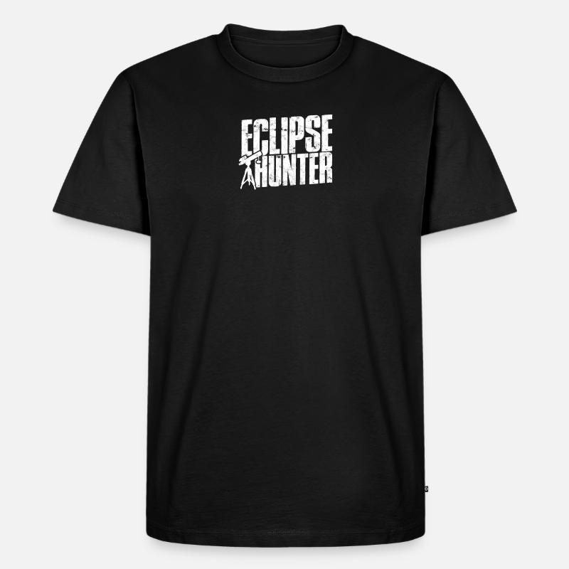 Eclipse Hunter - Eclipse - Männer Premium Bio T-Shirt - Schwarz