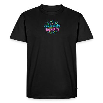 Célébrer la tapisserie de la vie - Réveillon du Nouvel An - T-shirt Premium bio Homme - noir - Devant - Nico (187cm)