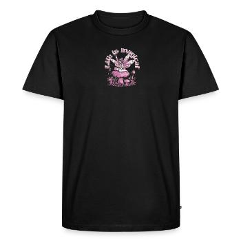 Life is magical - Magic - Men's Premium Organic T-Shirt - black - Front - Nico (187cm)