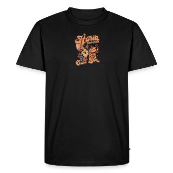 Harm Reduction Save Lives - Public Health - Men's Premium Organic T-Shirt - black - Front - Nico (187cm)