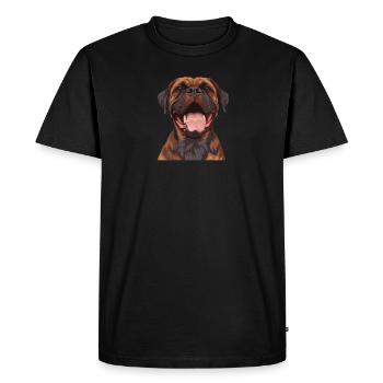 Boerboel Illustration de dessin animé - T-shirt Premium bio Homme - noir - Devant - Nico (187cm)