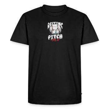 Resting Pitch Face - Funny - Men's Premium Organic T-Shirt - black - Front - Nico (187cm)
