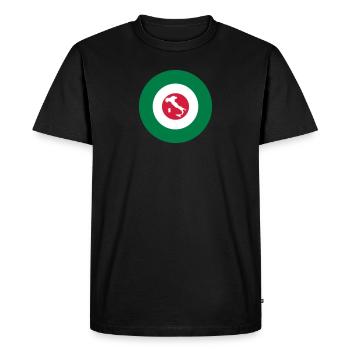 Italia Target Bottes - T-shirt Premium bio Homme - noir - Devant - Nico (187cm)