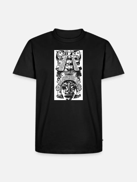 Die Maya Kultur - Männer Premium Bio T-Shirt - Schwarz