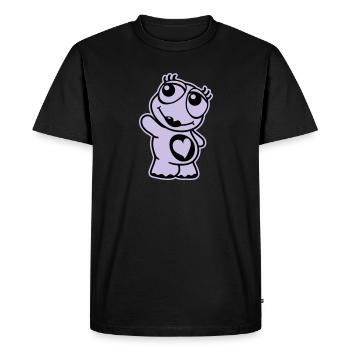 Turtle - Men's Premium Organic T-Shirt - black - Front - Nico (187cm)
