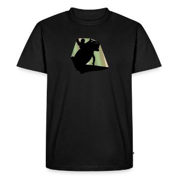 Axolotls de compagnie - T-shirt Premium bio Homme - noir - Devant - Nico (187cm)