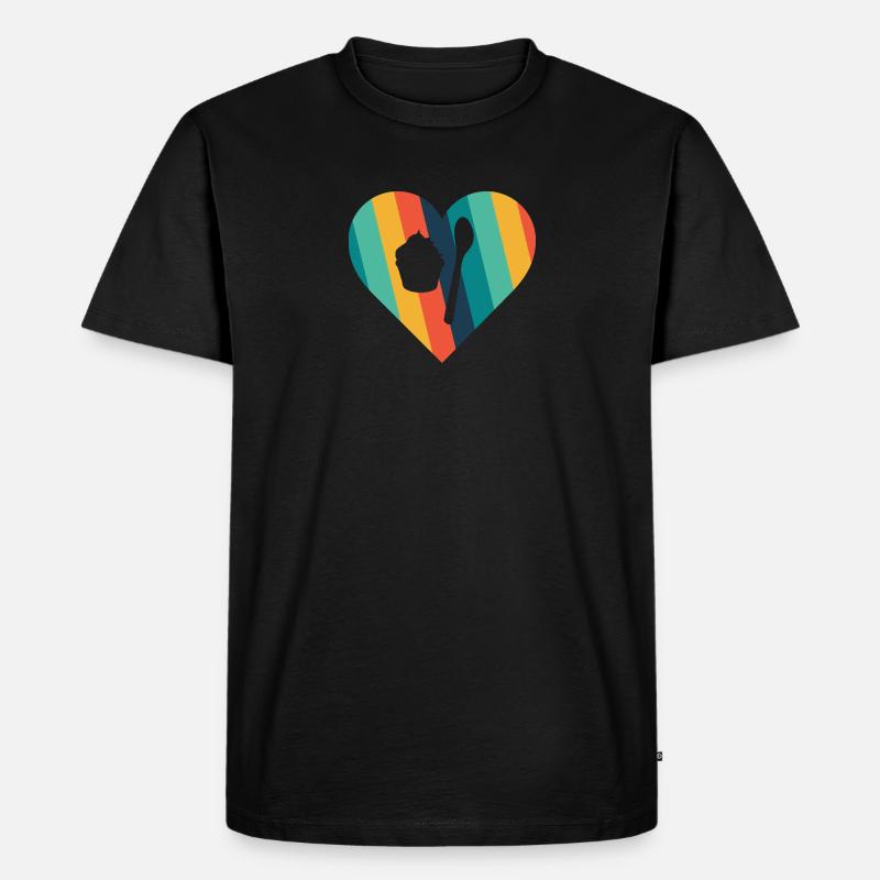 Cupcake Backen Cupcake - Männer Premium Bio T-Shirt - Schwarz