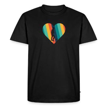 Ball Sports Futsal Ball Sports - Men's Premium Organic T-Shirt - black - Front - Nico (187cm)