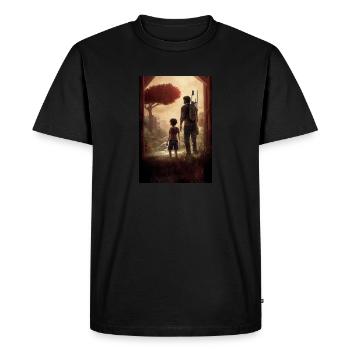 Gaming Ellie Joel Last Nathan Sarah - Men's Premium Organic T-Shirt - black - Front - Nico (187cm)