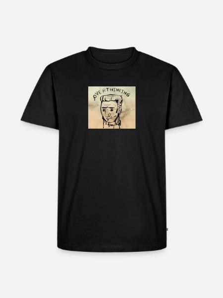 Overthinking - Men's Premium Organic T-Shirt - black