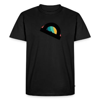 Etudiant Architecte - T-shirt Premium bio Homme - noir - Devant - Nico (187cm)