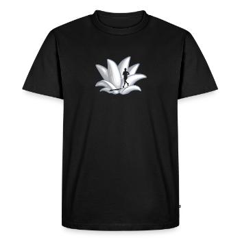 Marathon Runner Finish - Men's Premium Organic T-Shirt - black - Front - Nico (187cm)