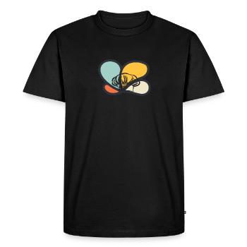 Chef cuisinier Chef étoilé au guide - T-shirt Premium bio Homme - noir - Devant - Nico (187cm)
