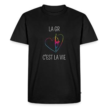 la gymnastique rythmique c'est la vie - T-shirt Premium bio Homme - noir - Devant - Nico (187cm)