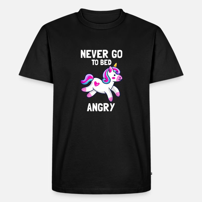 süßes Einhorn Design - Männer Premium Bio T-Shirt - Schwarz