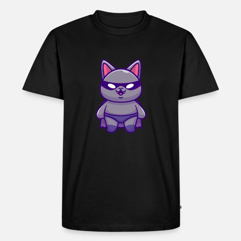 Batmini - Männer Premium Bio T-Shirt - Schwarz