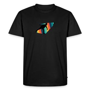 Axe Axe Throwing Axe Thrower - Men's Premium Organic T-Shirt - black - Front - Nico (187cm)