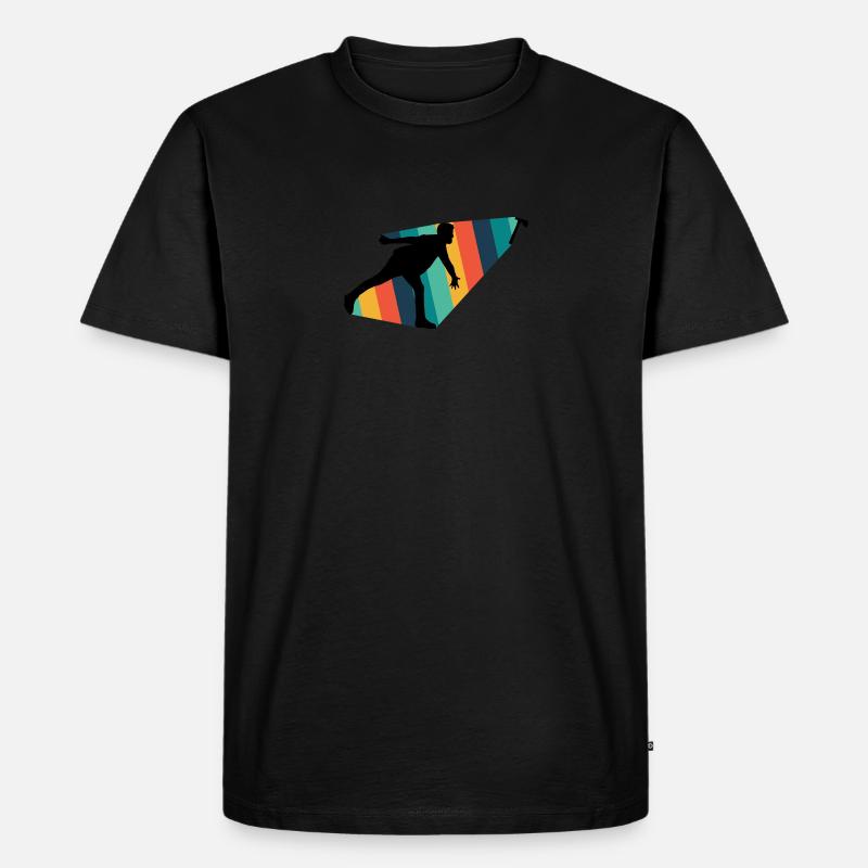 Axt Axe Throwing Axtwerfer - Männer Premium Bio T-Shirt - Schwarz
