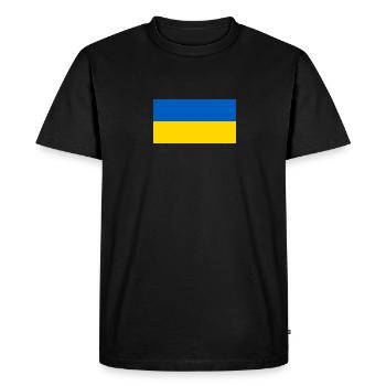 Ukraine - T-shirt Premium bio Homme - noir - Devant - Nico (187cm)