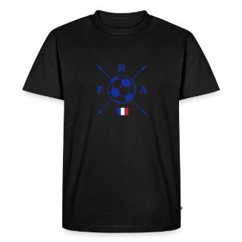 France Hipster II FR - T-shirt Premium bio Homme - noir - Devant - Nico (187cm)