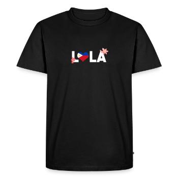 Philippines Filipino Flag Pride I Gift - Men's Premium Organic T-Shirt - black - Front - Nico (187cm)