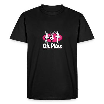 Oh Plies Ballet Dance Teacher Dancing - Men's Premium Organic T-Shirt - black - Front - Nico (187cm)