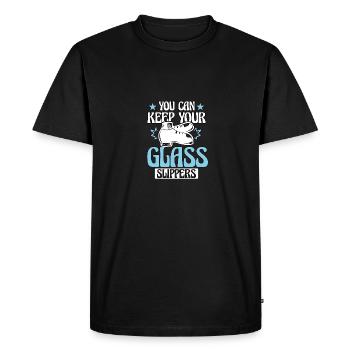 Vous pouvez garder vos pantoufles de verre Tap Dance pour - T-shirt Premium bio Homme - noir - Devant - Nico (187cm)