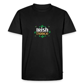Irish Dance claquettes pour danseurs de claquettes - T-shirt Premium bio Homme - noir - Devant - Nico (187cm)
