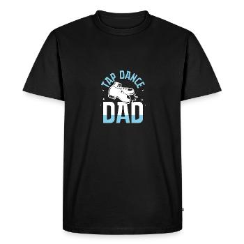 Danse à claquettes Papa danse à claquettes pour danseurs de claquettes - T-shirt Premium bio Homme - noir - Devant - Nico (187cm)
