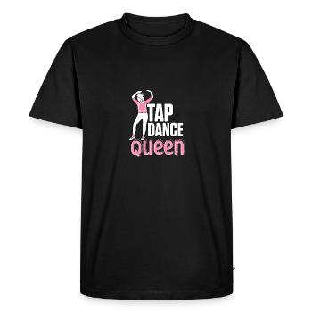 Tap Dance Queen tap dance for tap dancers - Men's Premium Organic T-Shirt - black - Front - Nico (187cm)