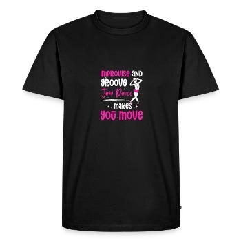 Improvise Et Groove Jazztanz Jazzdance - T-shirt Premium bio Homme - noir - Devant - Nico (187cm)