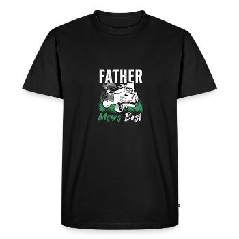 Father Mow's Best Lawn Mower Lawn Mower Race - Men's Premium Organic T-Shirt - black - Front - Nico (187cm)