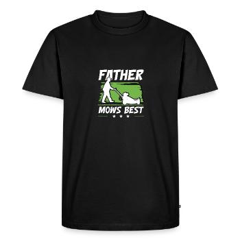 La meilleure tondeuse à gazon de Father Mow Course de tondeuses à gazon - T-shirt Premium bio Homme - noir - Devant - Nico (187cm)