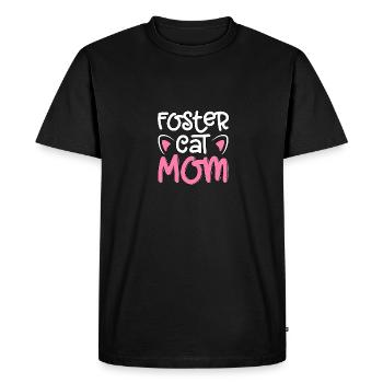 Foster Cat Mom Rescue Adoption Pet - Men's Premium Organic T-Shirt - black - Front - Nico (187cm)