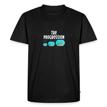 Aquarium The Progression Aquarist Fish Tank - Men's Premium Organic T-Shirt - black - Front - Nico (187cm)