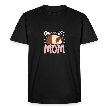 Maman cochon d’Inde pour les propriétaires de cochons d’Inde - T-shirt Premium bio Homme - noir - Devant - Nico (187cm)