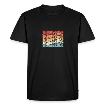 Tardigrade Microbiologie Biologie Ours d’eau - T-shirt Premium bio Homme - noir - Devant - Nico (187cm)