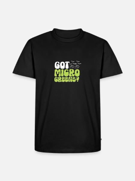Got Microgreens Gardening Microgreen - Men's Premium Organic T-Shirt - black