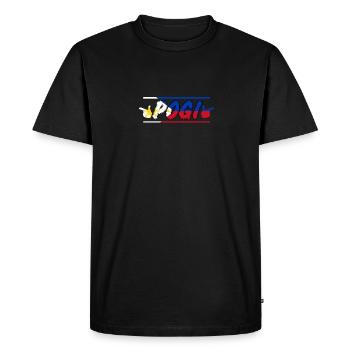 Philippines Filipino Pogi Vintage Sweet I Gift - Men's Premium Organic T-Shirt - black - Front - Nico (187cm)