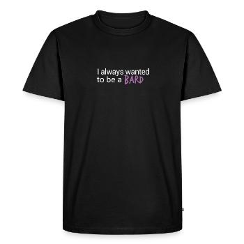 Character class: Bard - Men's Premium Organic T-Shirt - black - Front - Nico (187cm)