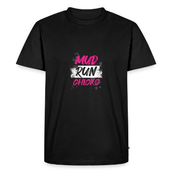 Mud run Chicks Schlammlauf Mud Run Muddy Race - T-shirt Premium bio Homme - noir - Devant - Nico (187cm)