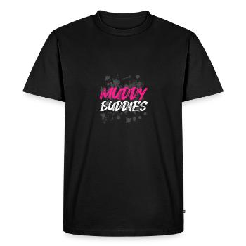 Muddy buddies Schlammlauf Mud Run Muddy Race - T-shirt Premium bio Homme - noir - Devant - Nico (187cm)