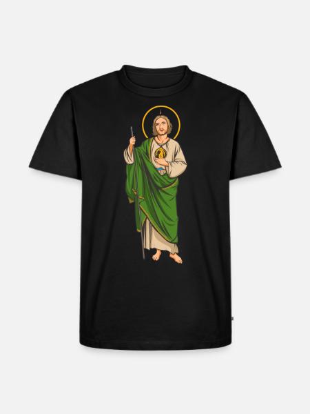 San Judas Tadeo, santo de las causas dif ciles. - Men's Premium Organic T-Shirt - black