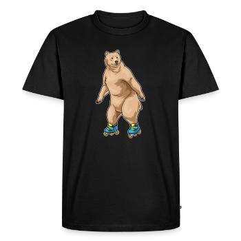 Bär Inline skating Inline skates - Men's Premium Organic T-Shirt - black - Front - Nico (187cm)