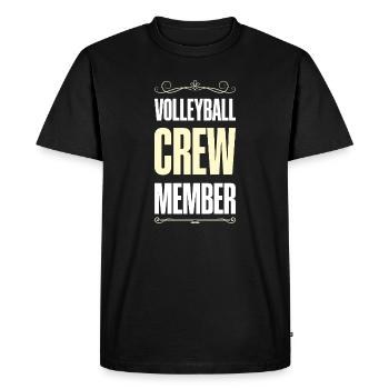 Équipe de volley-ball - T-shirt Premium bio Homme - noir - Devant - Nico (187cm)