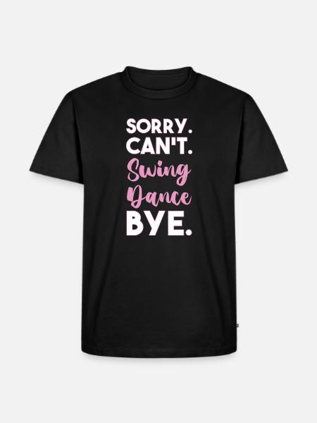 Swing Swing-Musik - Männer Premium Bio T-Shirt - Schwarz