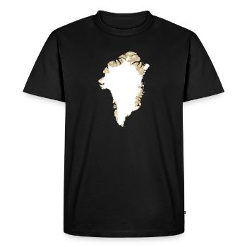 Greenland - Men's Premium Organic T-Shirt - black - Front - Nico (187cm)