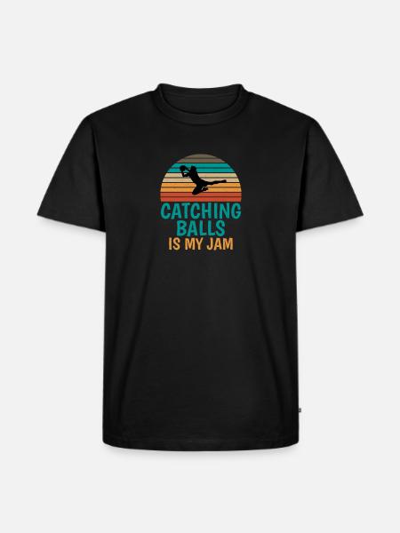 Dodgeball - Männer Premium Bio T-Shirt - Schwarz