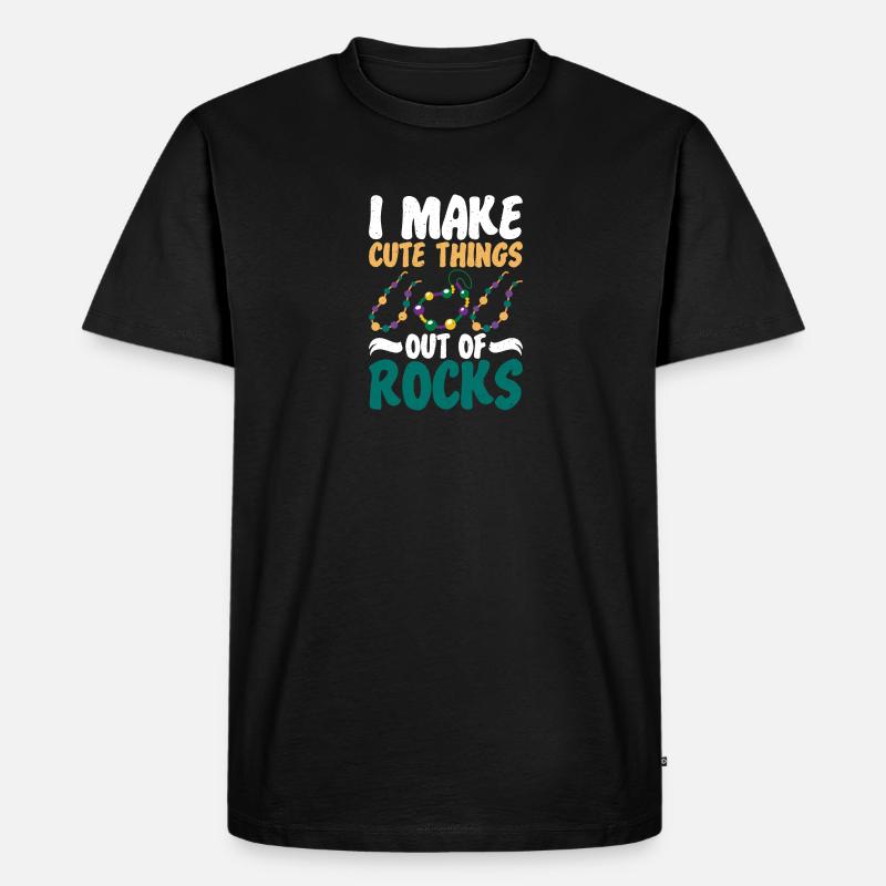 Nette - Männer Premium Bio T-Shirt - Schwarz